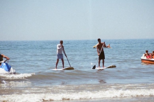  debout sur les planches 